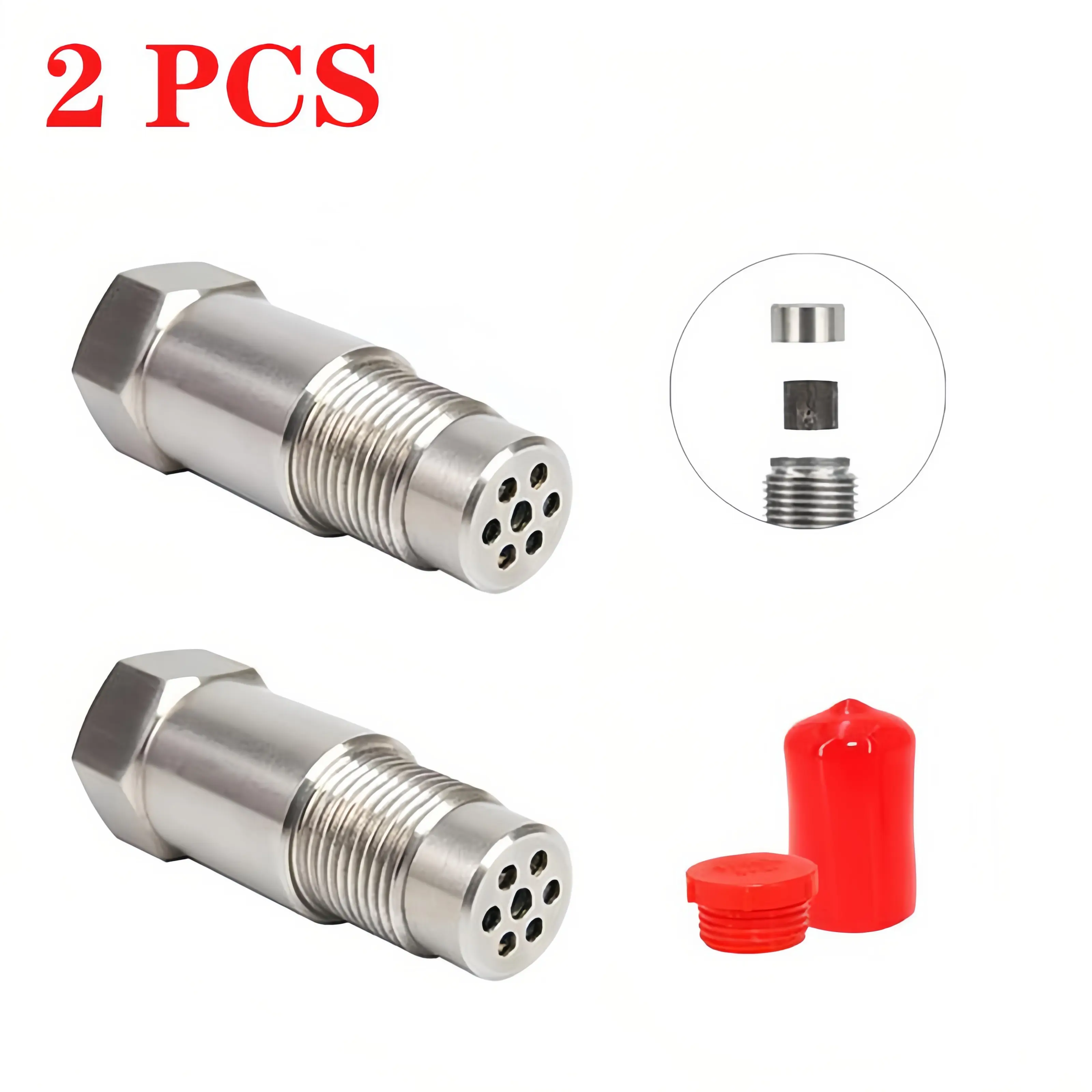 Silver - (with filter) - 2pcs