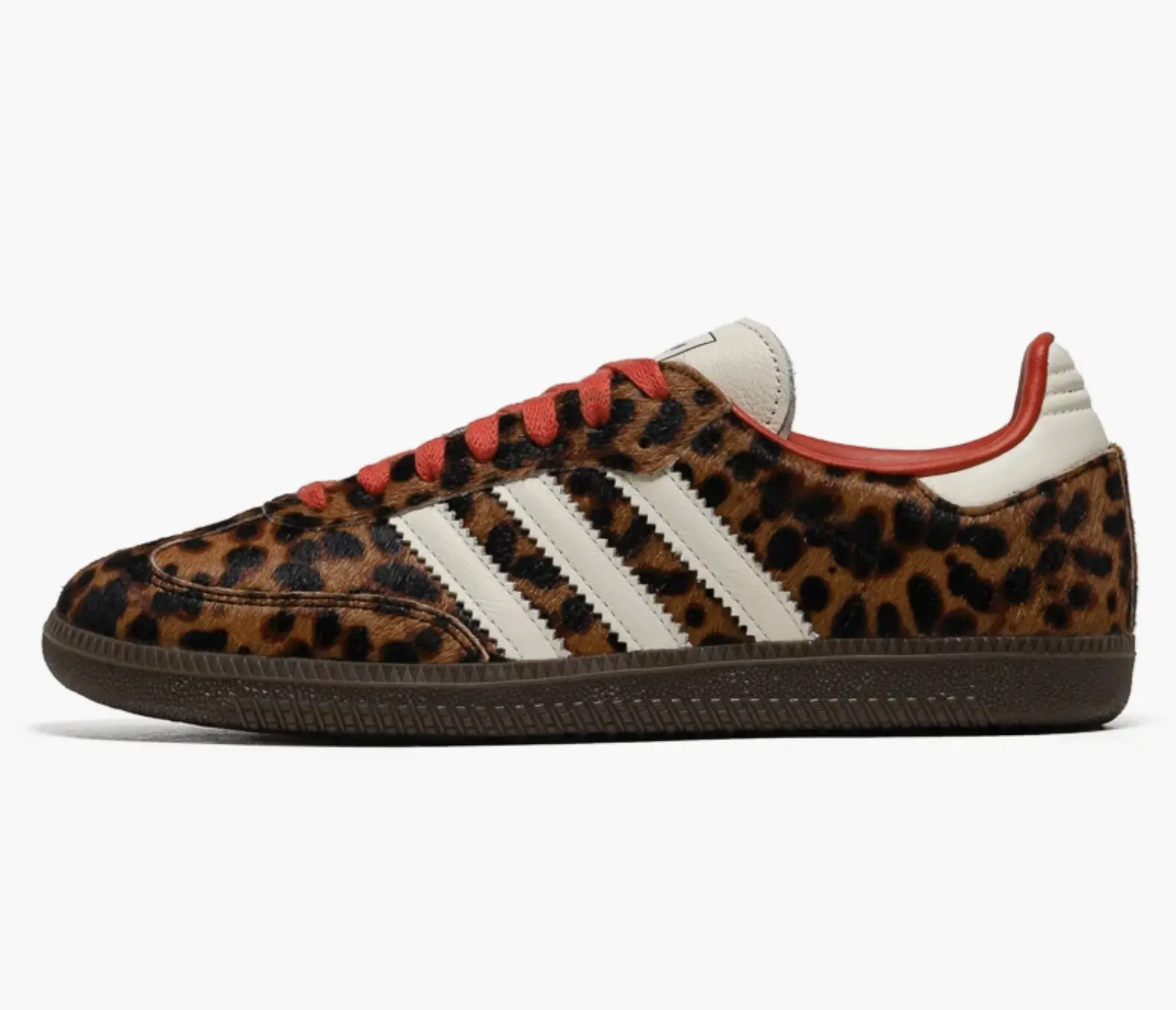 adidas Women's Samba Shoes Cheetah Print Pony Hair SKU: JI2734 Trainer Casual Sneaker Women Sneakers for Women Running Shoes Gym Shoes Womens Trainers Soccer Casual Shoes