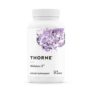 Thorne Melaton-3 Dietary Supplement Capsules, Melatonin Wellness Formula, 60 Capsules