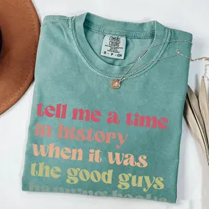 Comfort Colors Banned Books Shirt, Tell Me a Time in History When it Was the Good Shirt, Read Banned Books, Reading Librarian Gift