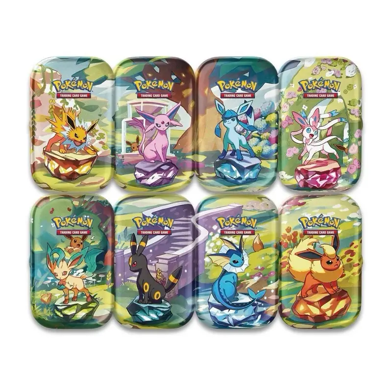 Pokemon TCG: Scarlet & Violet - Prismatic Evolutions Mini Tin [sv8.5] English Version - 2 Packs Per Tin