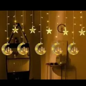 Ramadan LED String Lights - Illuminating String Lights for Eid Occasions with Durable Design and Colorful Lighting