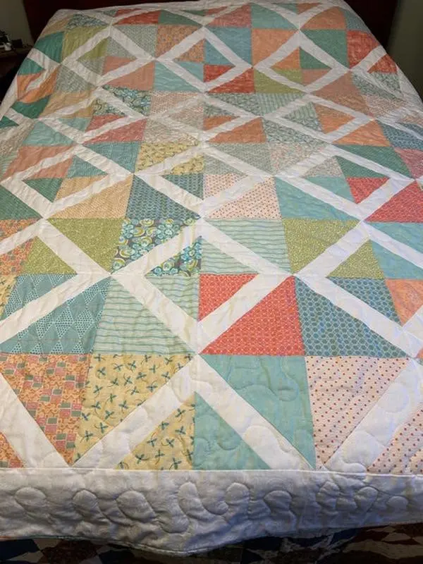 Lattice Style Handmade Quilt