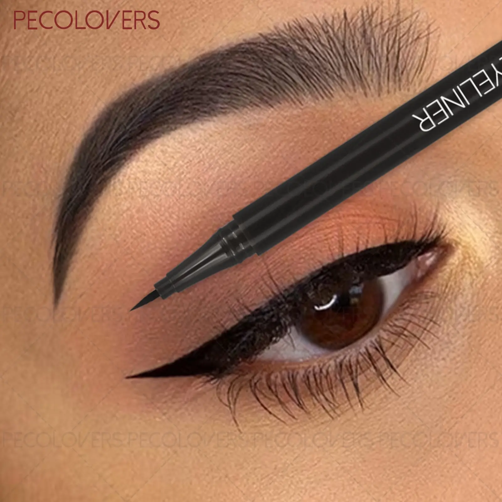 1 Pcs Long-Lasting Brown Liquid Eyeliner Pen - Waterproof and Smudge-Proof, Smooth To Slide, High Pigmented, Bold Eye Makeup Looks, Water Eyeliner, Daily Makeup, Eye Makeup Supplies, Eyeline Cosmetic, Eyeliner For Waterline