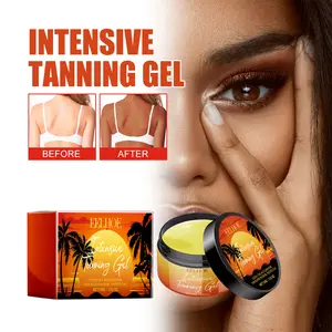 Eelhoe Tanning Accelerator Gel Deep Moisturizing Sun Care with Shea Butter Carrot Seed Oil and Coconut Oil for Smooth Bronze Glow
