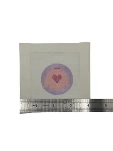 Mini Pink Sweater Needlepoint Canvas