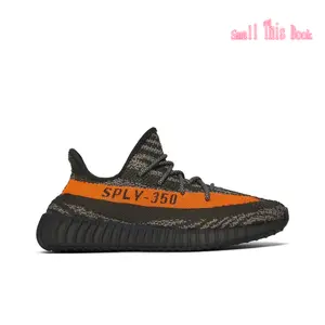 Dark Black & Bright Orange Knit Breathable Sneakers, Comfy Mesh Casual Shoes for Daily Wear, Unisex Lightweight Comfortable Running Footwear