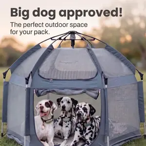 Portable Pop Up Dog Play Tent – Foldable Indoor & Outdoor Pet Playpen for Dogs