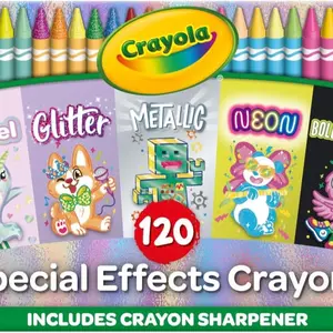 #55 - Crayola Crayons in Specialty Colors (120ct)