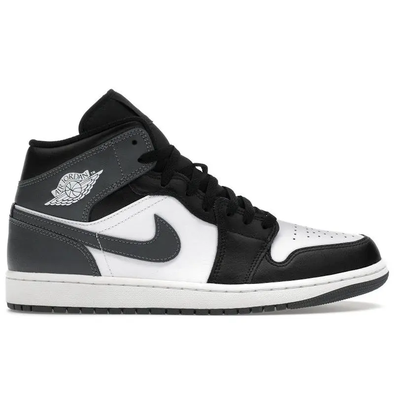 Jordan Men's 1 Mid Black White Iron Grey Basketball Shoes, from StockX Jordan Men's 1 Mid Black White Iron Grey Basketball Shoes, from StockX