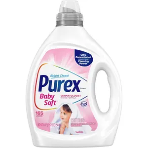 Purex Baby Soft Liquid Laundry Detergent, Ultra Concentrated, 82.5 fl oz, 165 Loads, Hypoallergenic, Dye Free, Gentle on Skin