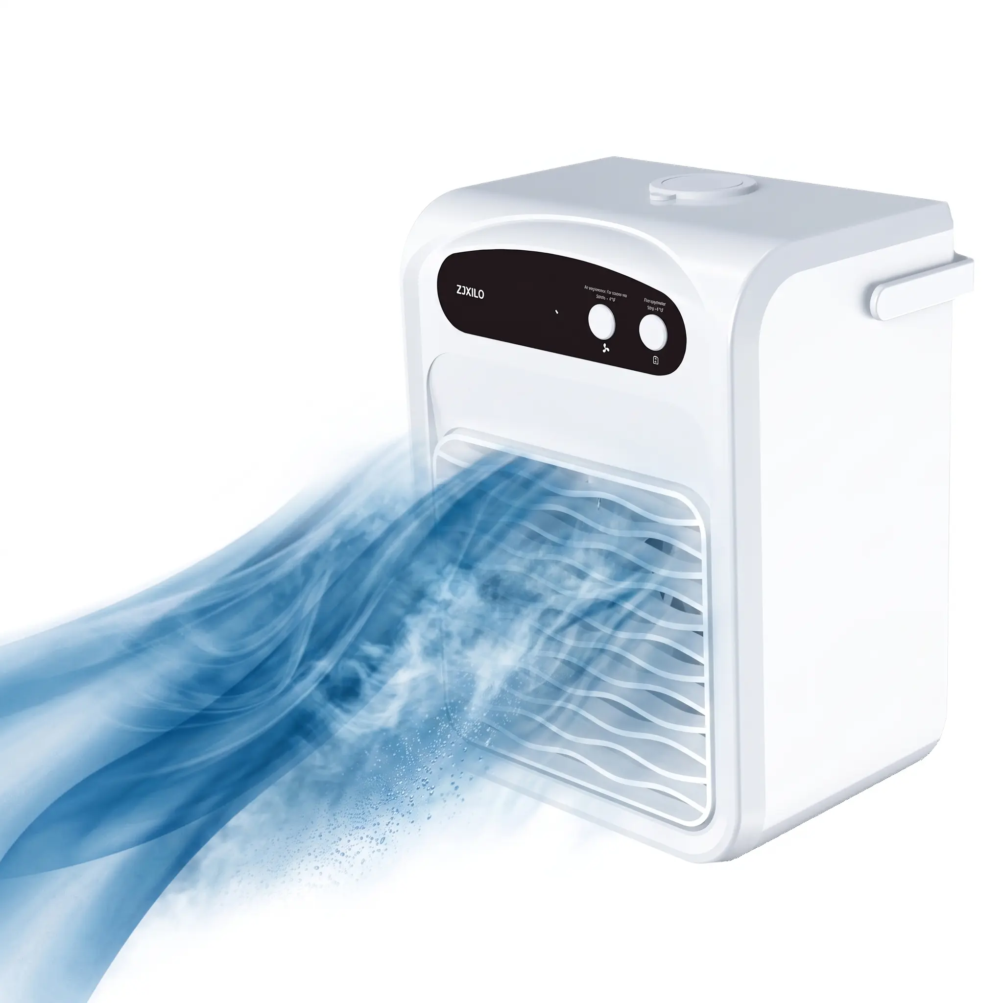 Mini Multicolor 3-Speed Air Conditioner Fan for Office and Home Use with Humidifying Mist, Desktop Cooler, Multifunctional,,workshop,edifi,personal,usb,wind,working,portable,phone,spray,low,room,decor,gear,foldable,quiet,light,degree,handhe,ki,te,wearable