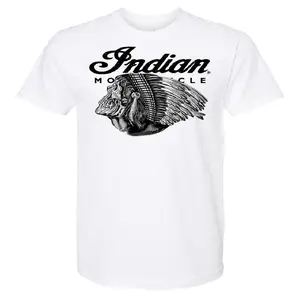 INDIAN MOTORCYCLE SKULL Unisex Short Sleeve New Black T-Shirt Cotton Fabric
