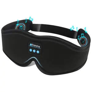 1-piece set of 3D Bluetooth sleep goggles, enjoy sleep, immersive sleep experience, active noise reduction, essential for business trips, suitable for adults - holiday gifts