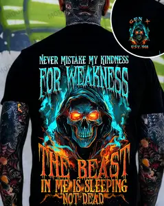 Chaosmoda Generation X Never Mistake My Kindness For Weakness Custom Year Skull T-shirt