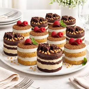 David’s Cookies Mini Snack Cakes – 12 Count Individually Wrapped Bakery-Style Dessert Cakes, Peanut Butter Chocolate & Tiramisu Flavors, Moist & Ready-to-Eat Sweet Treats, Gourmet Snack Cake Gift Box