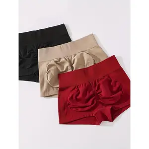 ThreePairsOf,,Autumn,EuropeAndTheUnitedStatesSeamlessThree-pointFitnessShorts-waistedPeachHip-liftingExerciseShortsTightAbdominalYogaShorts