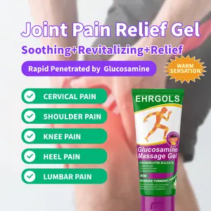 【BUY 1 GET 1 FREE】Premium Body Massage Gel with Glucosamine Chondroitin, Turmeric Curcumin & MSM | Deep Moisturizing Non-Greasy Massage Cream for Knee, Back, Shoulder, Hand & Body Skin Care | Soothing Relaxation Rub for Daily Body Maintenance