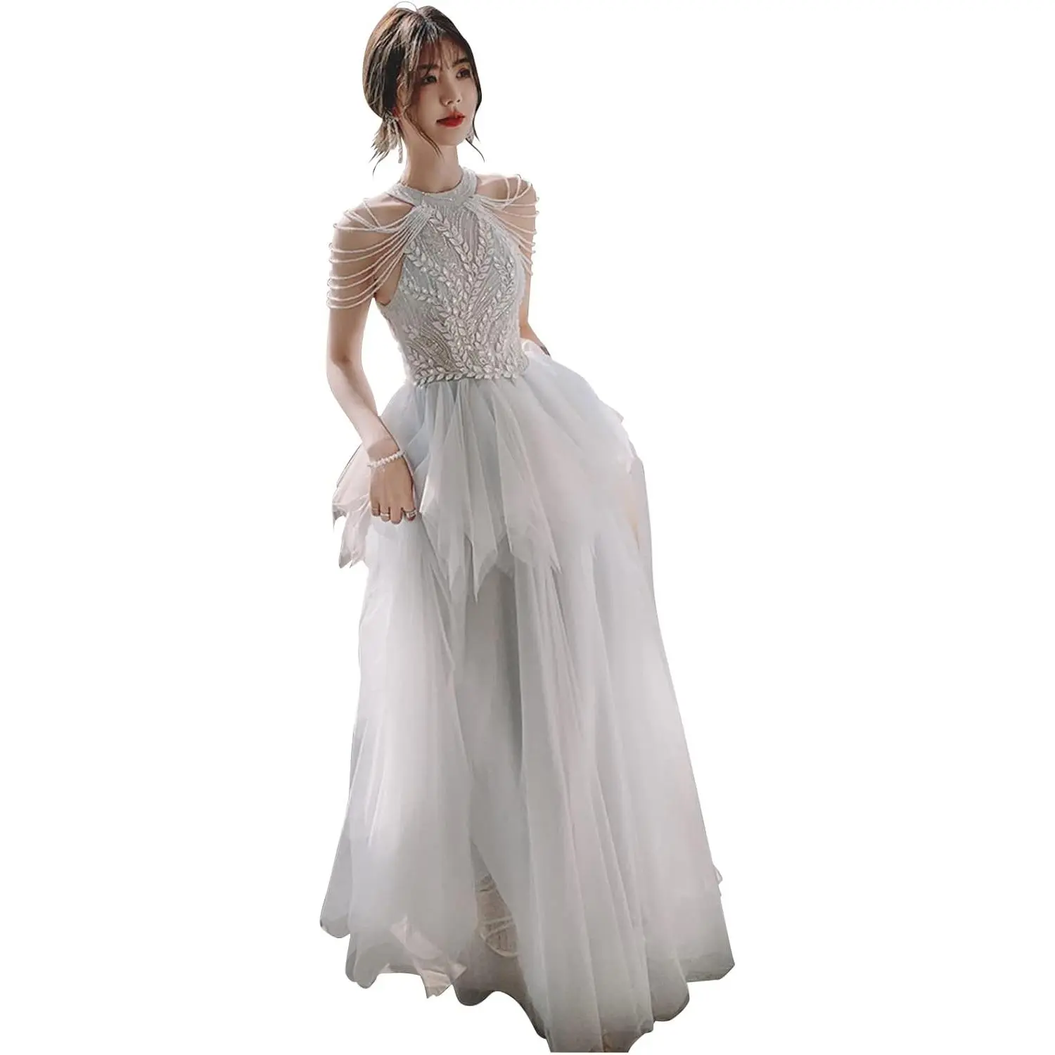 Party dress, reception dress, bridal dress, performance dress, adult long dress, tulle, lace, A-line, piano recital dress, evening dress - TikTok Shop Party dress, reception dress, bridal dress, performance dress, adult long dress, tulle, lace, A-line, piano recital dress, evening dress - TikTok Shop