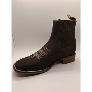 Potrillo Boots Botin Nobuc Coffee (Men)