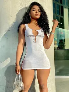 Women's Marina Streetwear Mini Dress, Basic Casual Wear for Women's Clothes