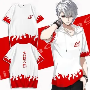 Naruto New Anime 3D Printing T-Shirt Uzumaki Naruto Harajuku Tops Men / Women Boys And Girls Clothing Casual Cosplay 3D Pullovers