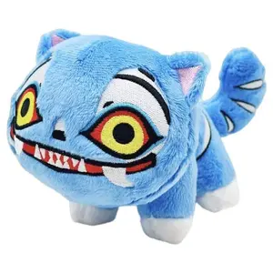 Cute Plush Tiger Toy, Durable Soft Fluffy, Soft Blue Stuffed Animal, Perfect Christmas & New Year Gift