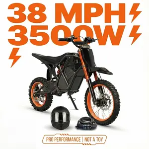 ESKUTE Youth & Adult Electric Bike 3500w Peak Power Mid-Drive 48V 23Ah Battery 38MPH Top Speed 60 Miles Range MTB e bike Ultra Bee Style Dual Seat w/ Free Lock & Helmet