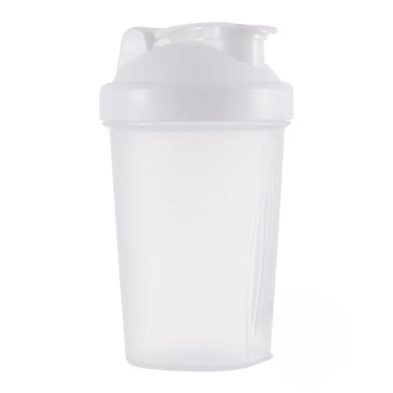 400ML Shaker Bottle with Stainless Ball BPA Free Plastic Protein Shakes Leakproof for Powder Workout Gym Sport