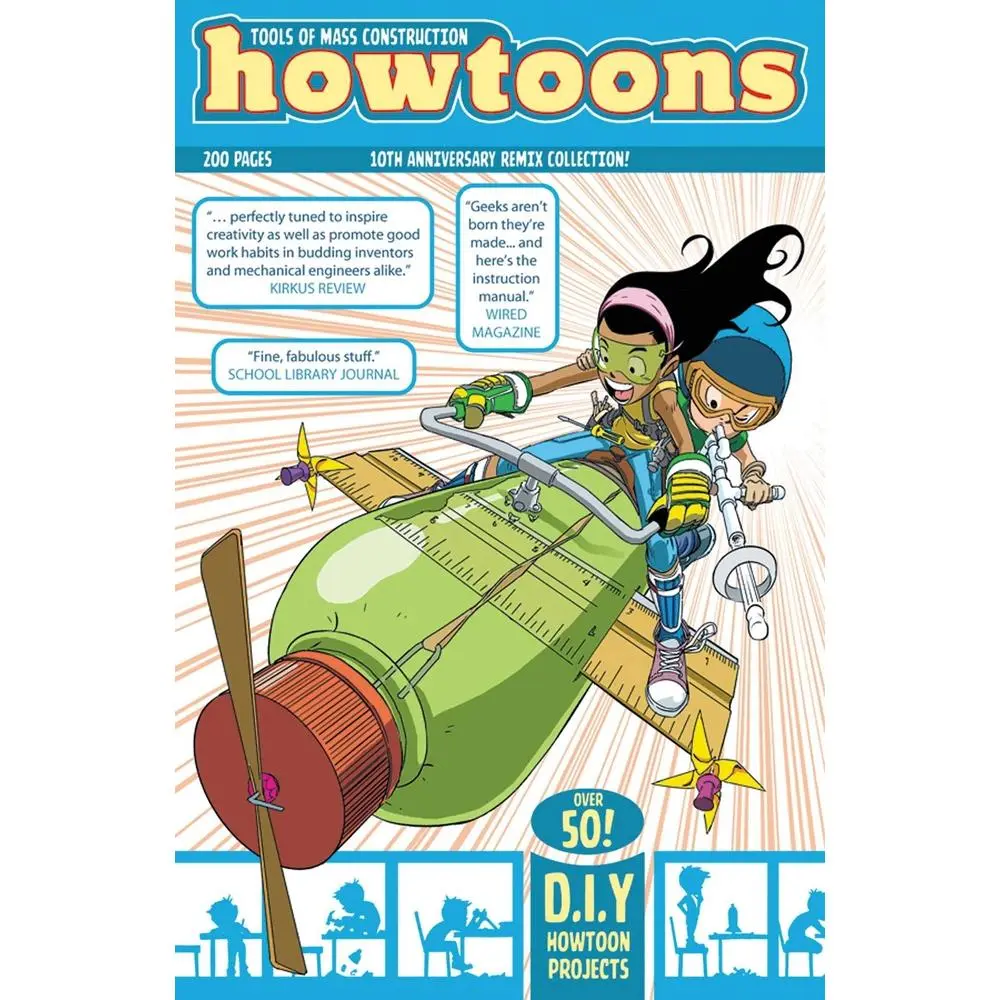 USED Book - Howtoons: DIY Stem/Steam Projects and Activities for Kids to Learn Through Play by Griffith, Saul (Paperback) - english