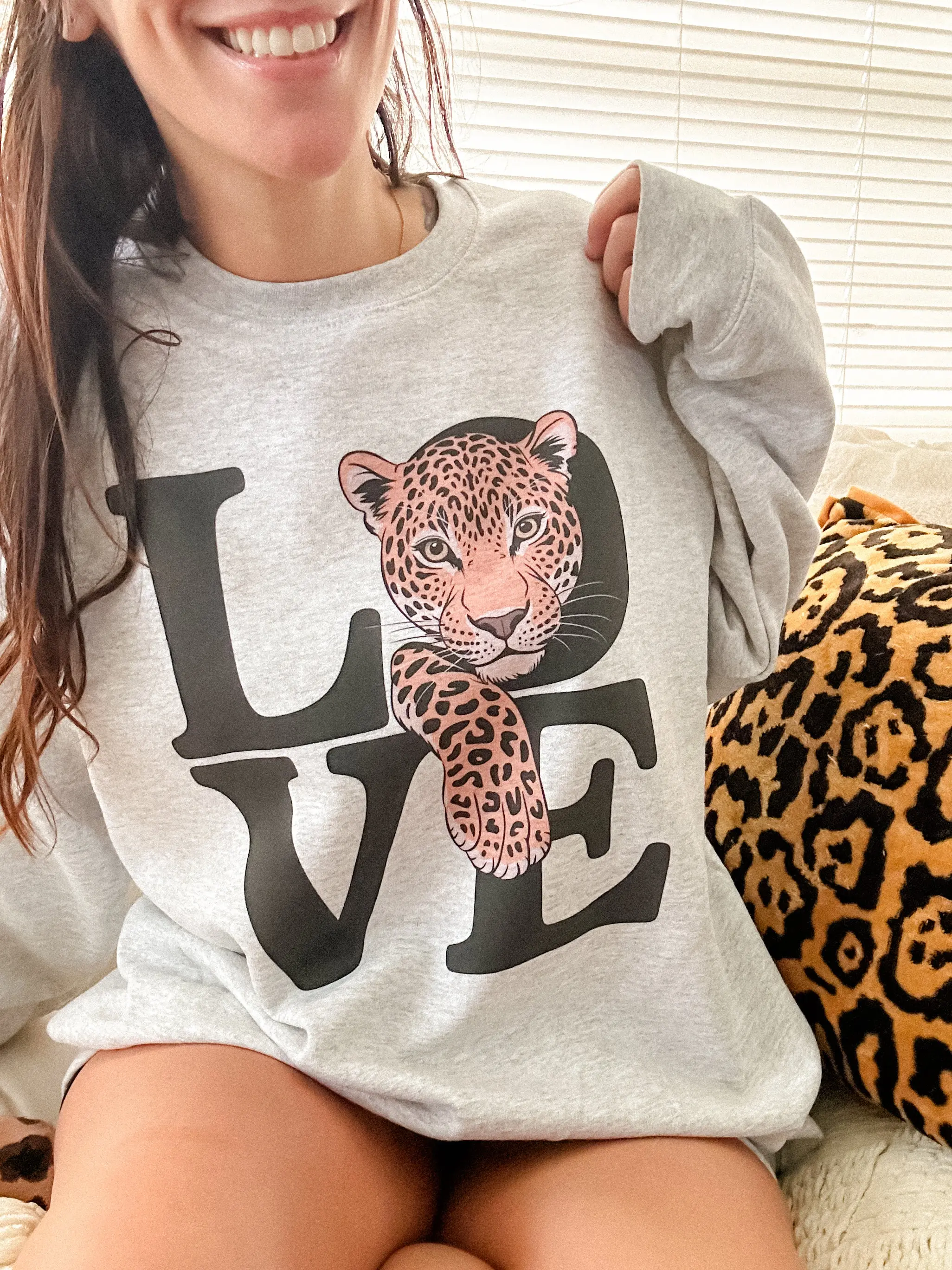 Leopard Love Graphic Top Leopard Love Graphic Top