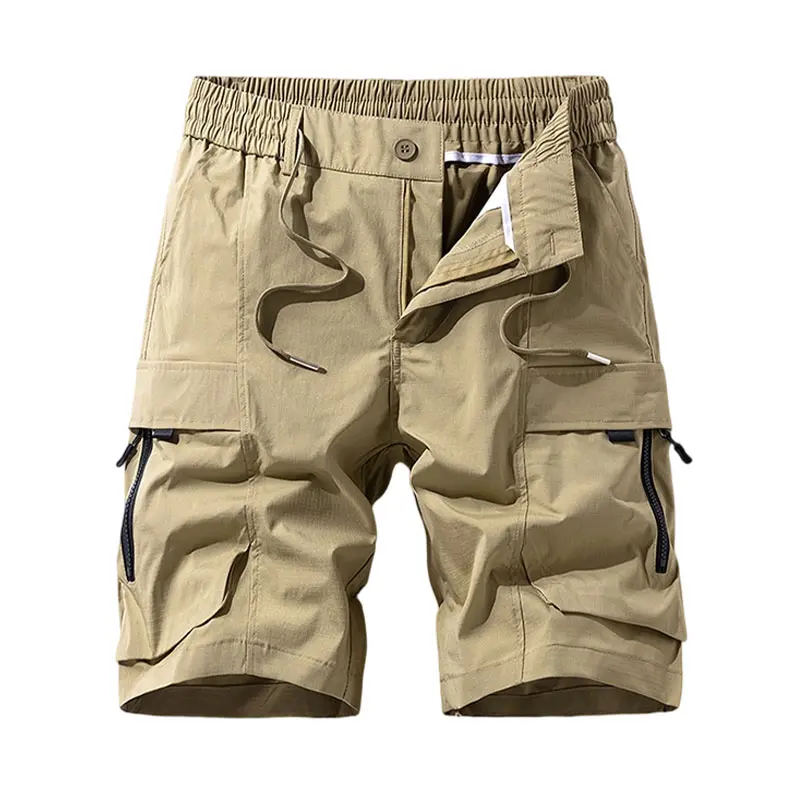 Clean Gent men’s casual cargo shorts with zippered pockets and a buttoned placket—ideal for outdoor hiking, summer leisure, work, golf, and outdoor fun. Clean Gent men’s casual cargo shorts with zippered pockets and a buttoned placket—ideal for outdoor hiking, summer leisure, work, golf, and outdoor fun.