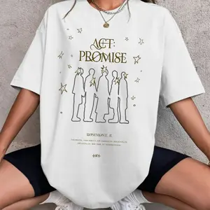 TXT Act Promise Tour Rosemont T-shirt, TXT Comeback Minisode 3 Tomorrow Shirt, Kpop Txt Merch, Txt Logo Comeback Shirt, TXT Tour Shirt Kpop 1728 180624VACL-31