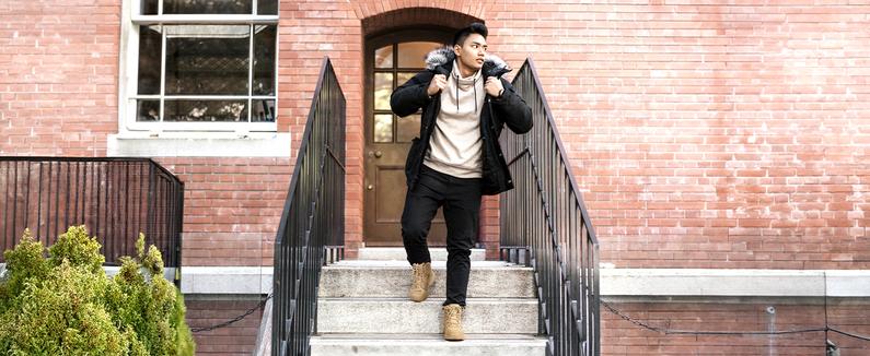 NORTIV 8 Men's Waterproof Hiking Boots Outdoor Mid Trekking Backpacking Mountaineering Shoes