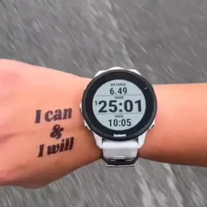 I Can & I Will Mantra Tattoo