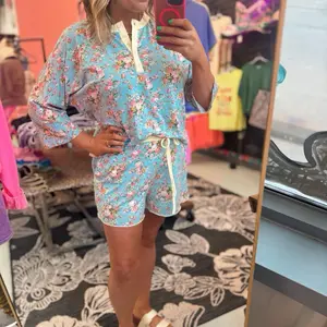 Rose Floral 2 piece set, Summer OOTD, Mom OOTD