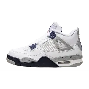 Air Jordan 4 Retro "White Midnight Navy" GS