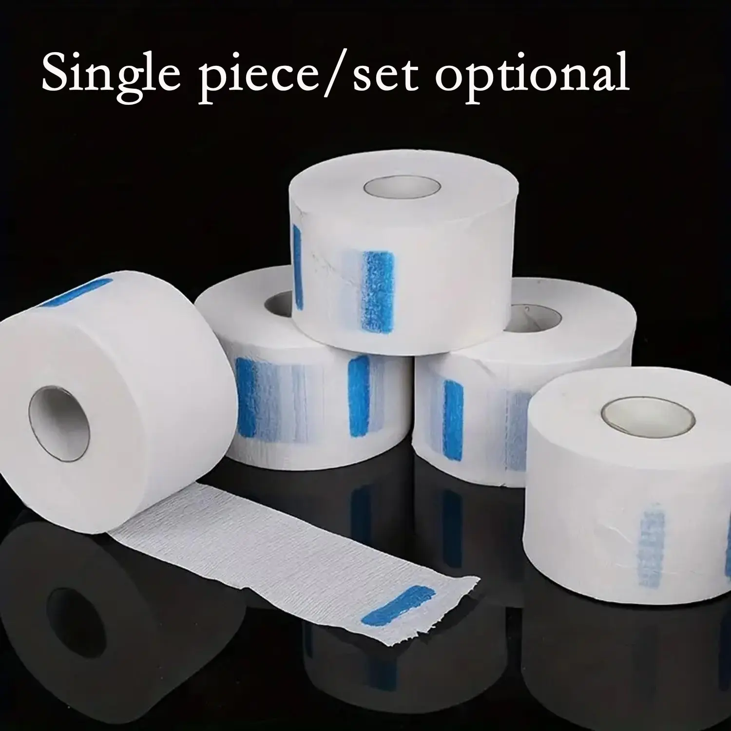 Disposable Hairdressing Neck Paper Rolls, 1 Roll/5 Rolls Elastic Hairdressing Neck Care Paper Roll, Barber Neck Strip, Hair Styling Accessories for Salon & Barber Shop, Hair Cutting Accessories, Barber Supplies