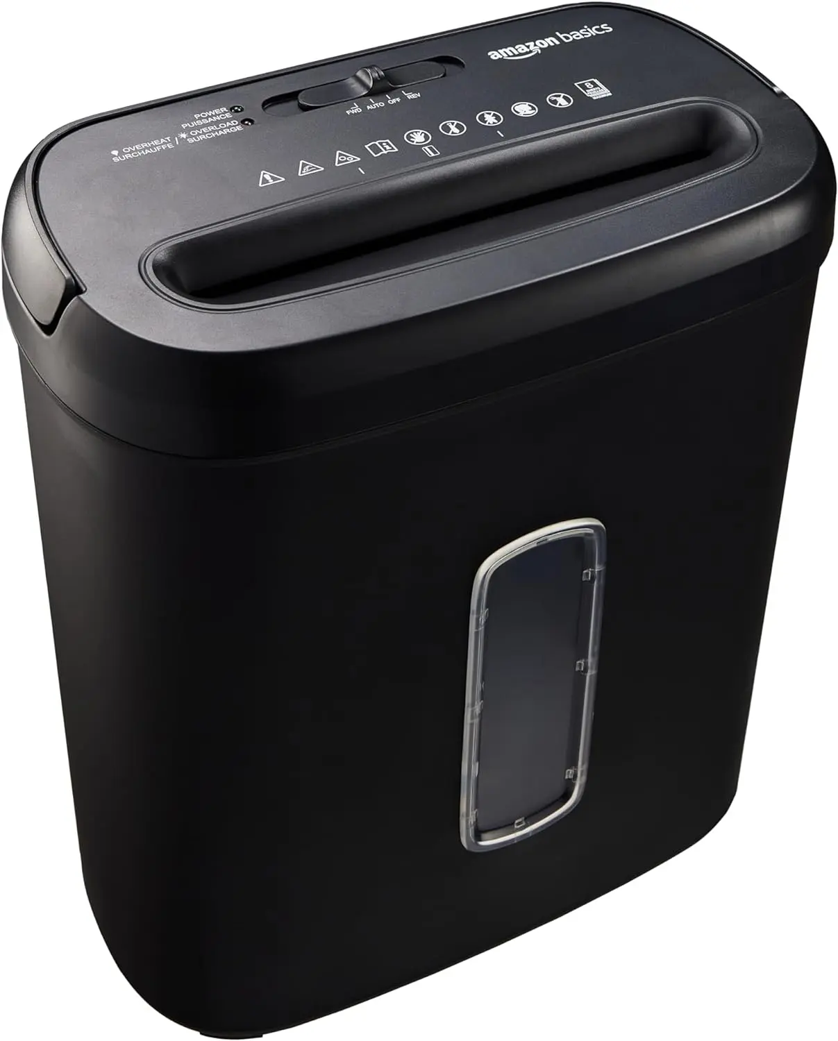 High Security Paper & Credit Card 8-Sheet Shredder