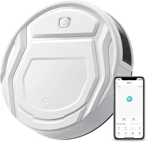 Cordless Robot Vacuum Cleaner M210, Robot Vacuums with Brushless Suction Port, 120mins Runtime, Slim Low Noise Design, Automatic Self-Charging, App/Alexa Control, Ideal for Hard Floor Daily Cleaning