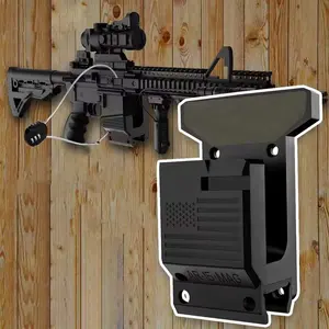 Picatinny Rail Glock Holster, Ambidextrous, Compatible with G17 G19 Glock 9mm Sw40 357 P320, Tactical Gun Case, Left and Right Hand Use