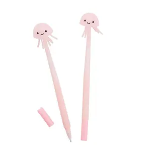 8" Silicone Wiggle Pens with Jellyfish Topper - 12 Pc.