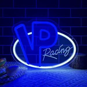 VP Racing Fuels Neon Sign Car Fan Gift, Man Den Decor Gift, Garage LED Sign Neon Sign Vp Neon Sign, Decorative Wall Art, High Quality LED Lighting, Great for Bars, Clubs, Restaurants, Home Decor, Led Neon Lights