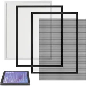 Self-Window Screen, High-Tensile Tear-Resistant Mesh with Hook & Sticky Tape, Bug Screen for Windows, Pet-Friendly, DIY Cut-to-Fit, Insect Protection (60 x 80)