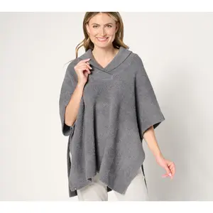 Barefoot Dreams CozyChic Shawl Collar Poncho