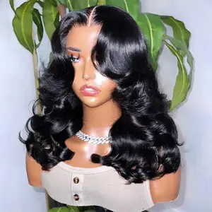 250% Density Burmese Human Hair Pre Plucked BOB Wig 13x4 HD Lace Front Wig Human Hair Loose Body Wave Lace Frontal Wig For Women