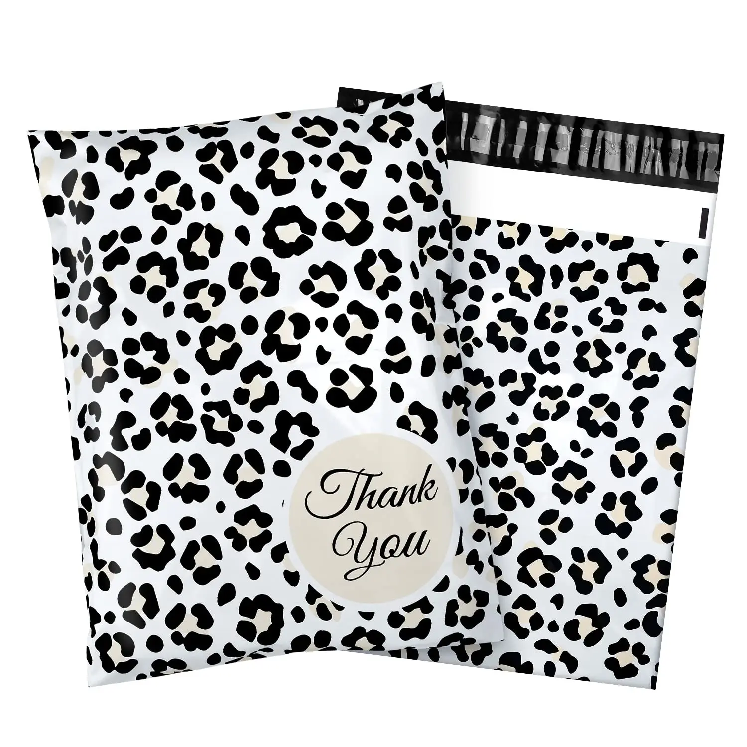 10/50/100 Pack Poly Mailers 10x13, 14.5x19inch ,Cute Packaging Envelope Mailers Polymailers Packaging for Small Business, Shipping Bags for Clothing Boutique Supplies with Self Seal Strip (Thank You)