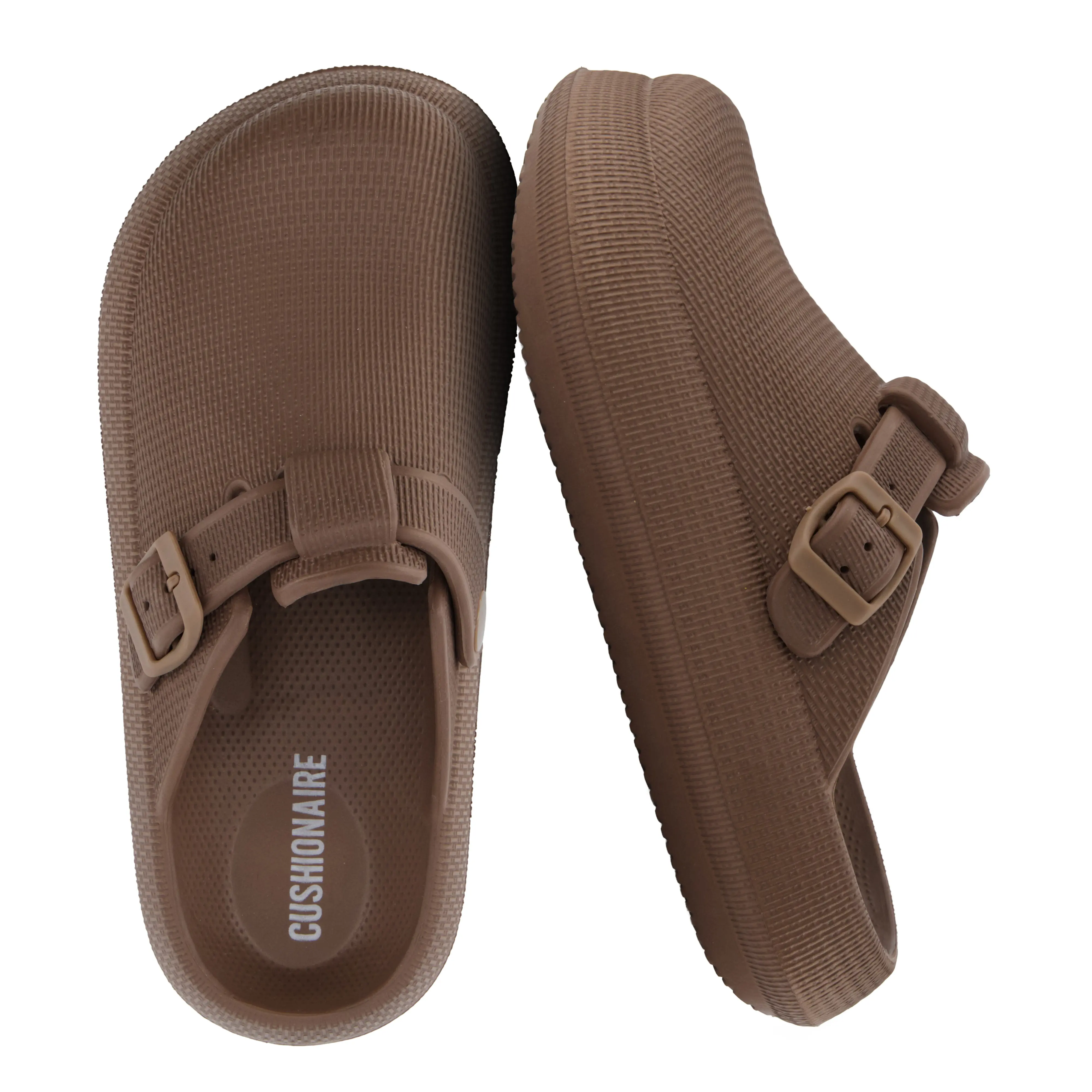 Cushionaire Fable Cloud Clogs For Women | Soft and Squishy Slip On Platform Shoes With Durable Outsole | Classic Waterproof Closed Toe Clog Design For Everyday Indoor Outdoor Wear