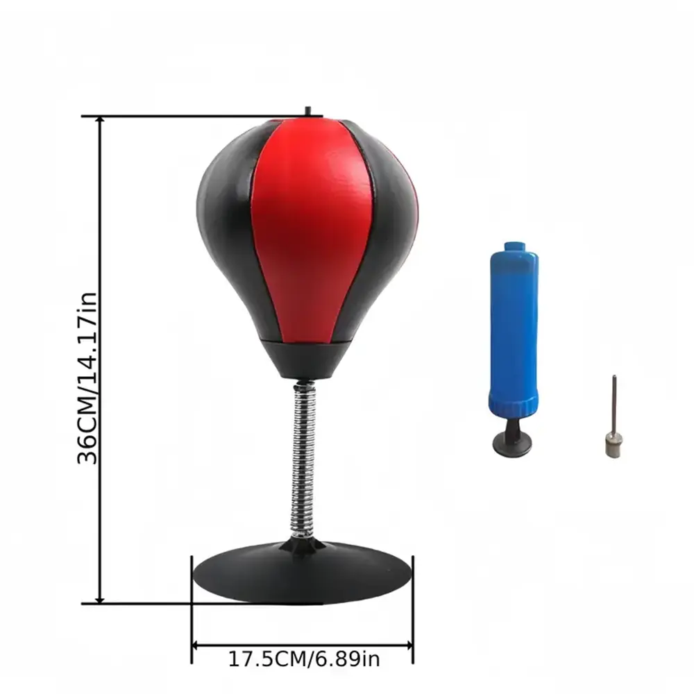 Suction Cup Desktop Punching Bag - Release Your Stress Desktop Punching Bag for Office Home Cool Gadget for Office Gag Gift for Boss or Coworker Classroom Use Halloween - Relaxation Stick Solution Stress Relieving Accessory Stress Relief Model