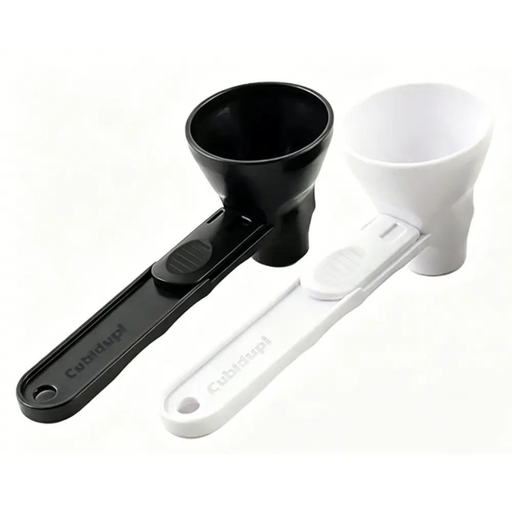 Protein Powder Sliding Spoon,High Quality Funnel for Pre Workout Creatine  Powder Formula,Coffee Milk Smoothie Chocolate Powder Kitchen Utensils BPA Free Plastic,Perfect Gift for Valentine's Day Father's Day Anniversary kitchen accessories